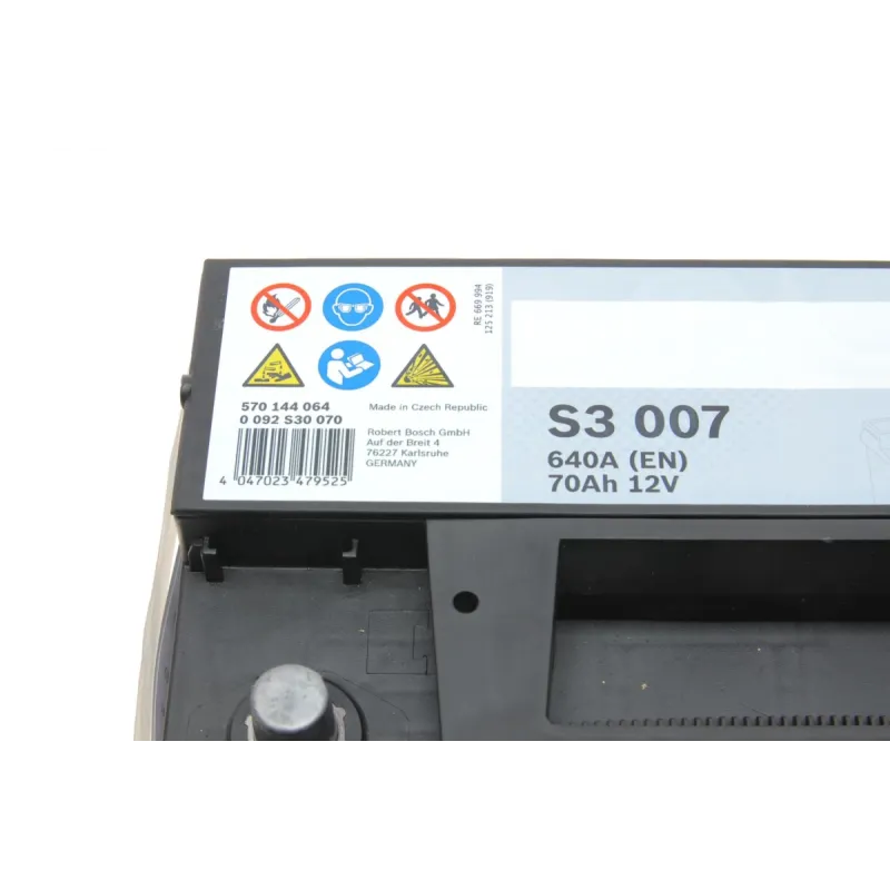 Акумулятор BOSCH 0 092 S30 070 70Ah/640A (278x175x175) для Audi 100, 80, A4