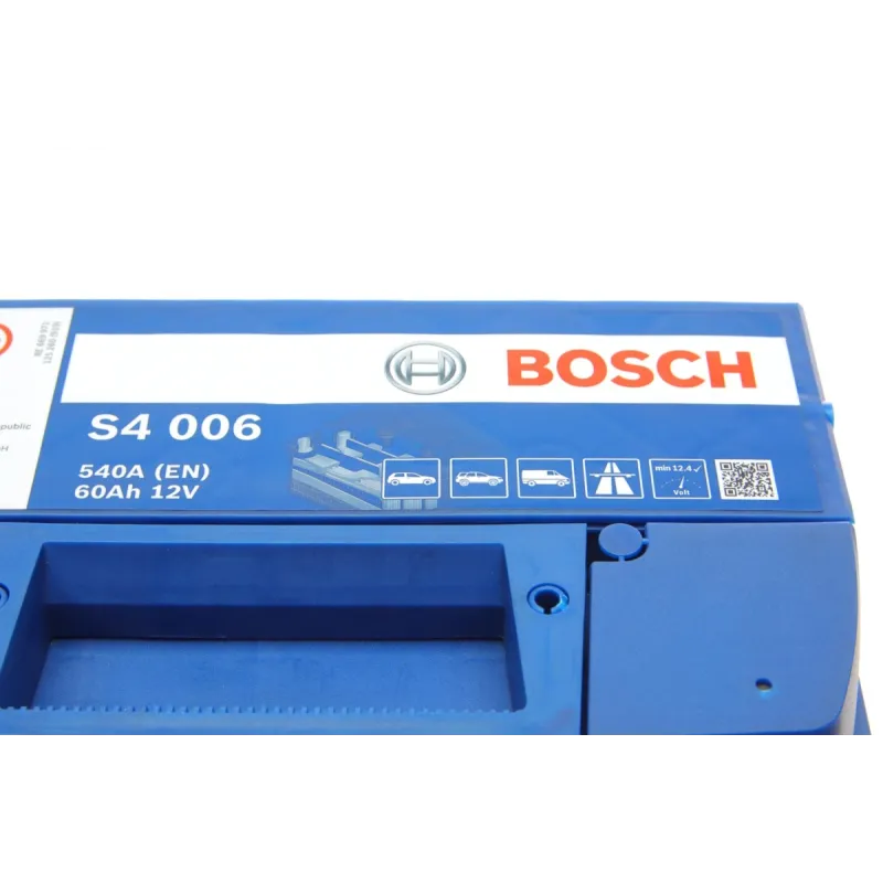 Акумулятор BOSCH 0 092 S40 060 60Ah 540A (242x175x190) для Alfa Romeo Giulia, Chevrolet Camaro, Bogdan 2110