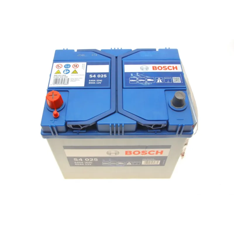 Акумулятор BOSCH 0 092 S40 250 60Ah 540A Азія 232x173x225 B13