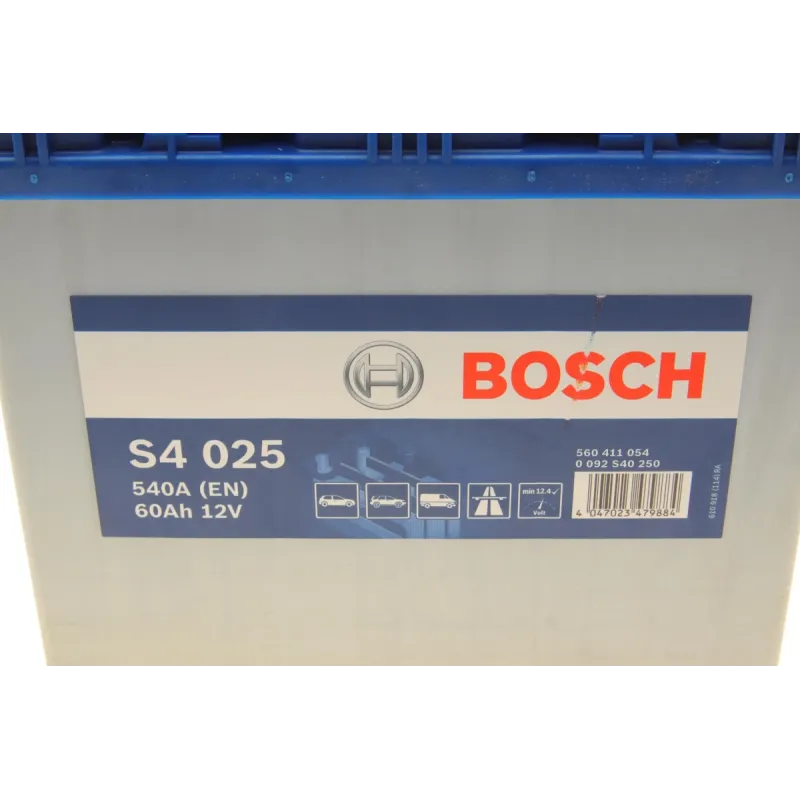 Акумулятор BOSCH 0 092 S40 250 60Ah 540A Азія 232x173x225 B13