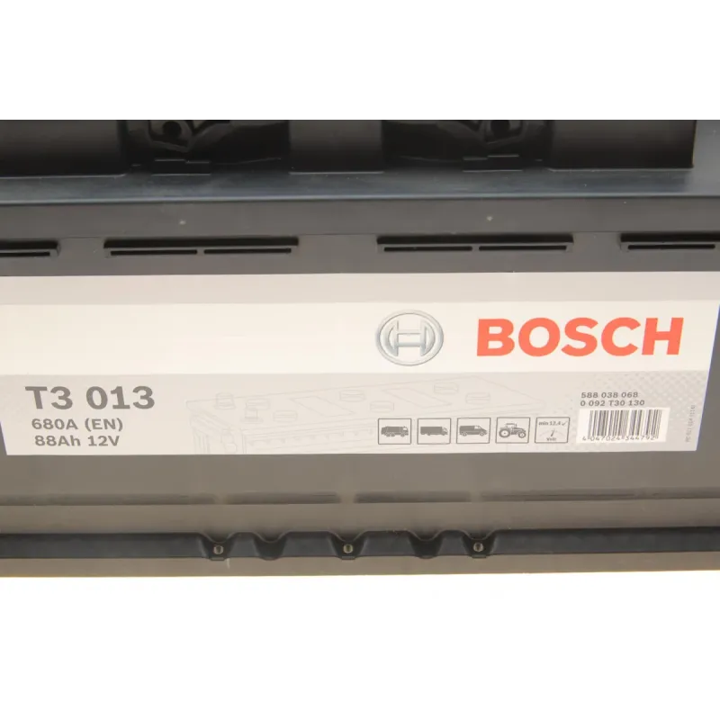 Акумулятор BOSCH 0 092 T30 130 88Ah 680A 12V 353x175x190 мм