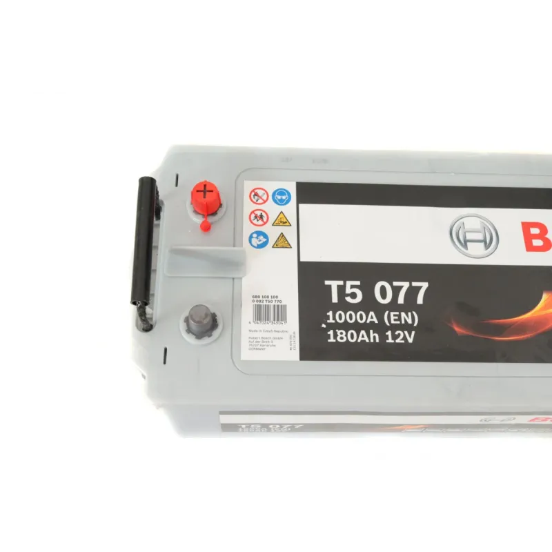 Акумулятор BOSCH 0 092 T50 770 180Ah/1000A для вантажних авто, 513x222x223 мм