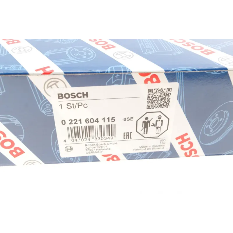 Котушка запалювання BOSCH 0 221 604 115 для Audi A3, A4, VW Golf, Passat