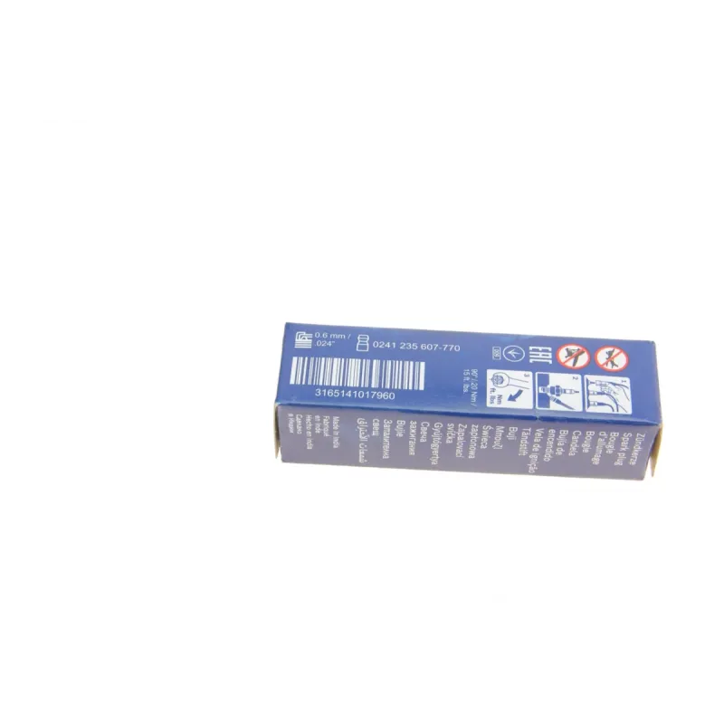Свічка запалювання BOSCH 0 241 235 607 для Volkswagen Kaeffer -92, M 14 x 1,25