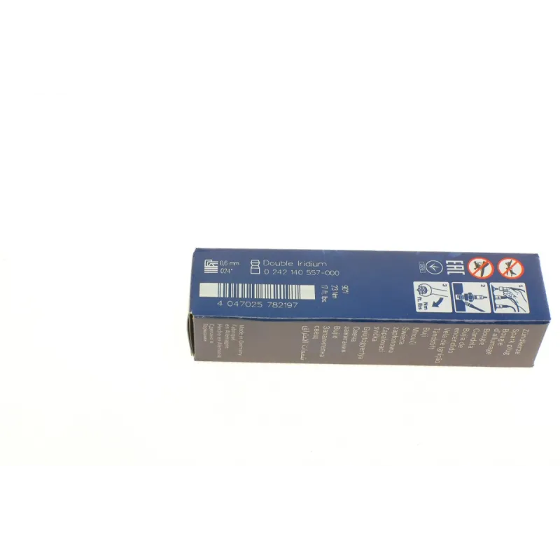 Свічка запалювання BOSCH 0 242 140 557 для Renault Clio III/IV 1.2 16V 2005-, 0.6 мм