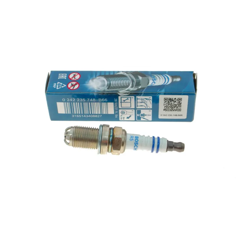 Свічка запалювання BOSCH 0 242 235 748 для Audi A4 B5/B6/B7, A6 C4/C5, Passat B5 V6 2.4-3.0 1995-2006