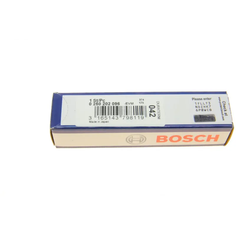 Свічка розжарювання BOSCH 0 250 202 096 для Toyota Hiace/Hilux/Land Cruiser 2.4TD 90- (11V)