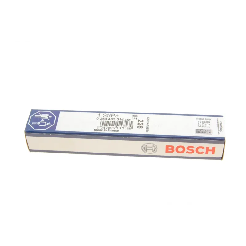 Свічка розжарювання BOSCH 0 250 403 014 для Citroen Nemo, Fiat Doblo 1.3 JTD 2010-, 4.4В