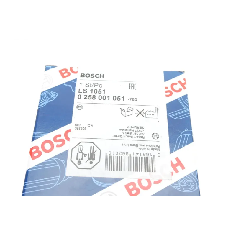 Лямбда-зонд BOSCH 0 258 001 051 для Volkswagen Golf/Jetta, Honda Civic, Nissan Pick Up