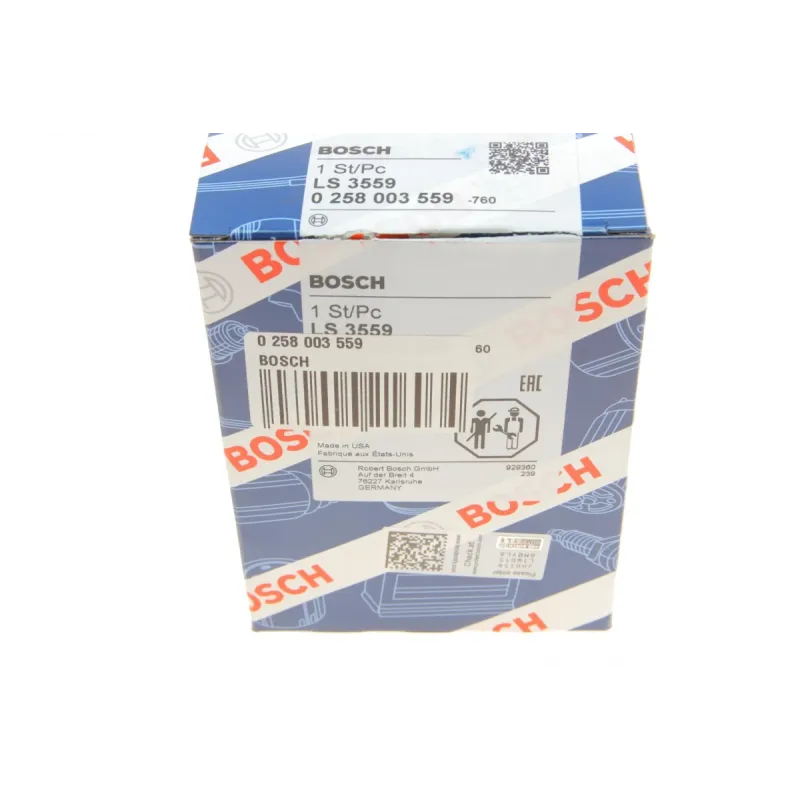 Лямбда-зонд BOSCH 0 258 003 559 для BMW 3 (E46)/5 (E39) 4-провідний, 370 мм