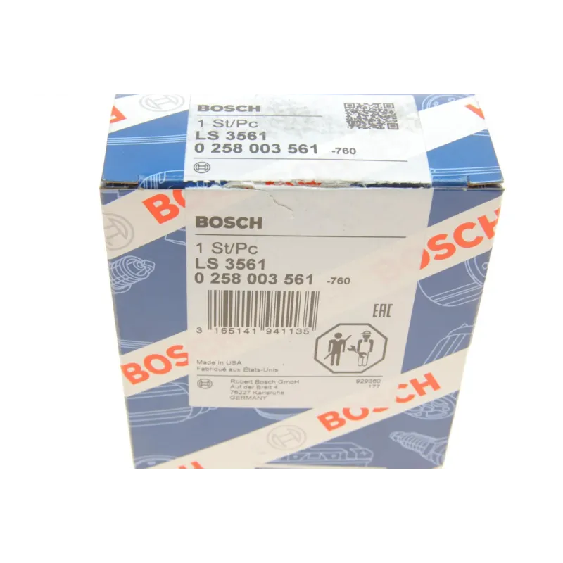 Лямбда-зонд BOSCH 0 258 003 561 для BMW 3 (E46/E36) 1995-2005, 7 (E38) 1994-2001, X5 (E53) 2000-н.в.