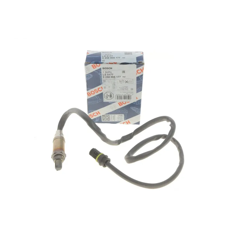 Лямбда-зонд BOSCH 0 258 005 177 для BMW 3 (E46) 1998-2005, 5 (E39) 1995-2003, 7 (E38) 1995-2001, 4 провідний