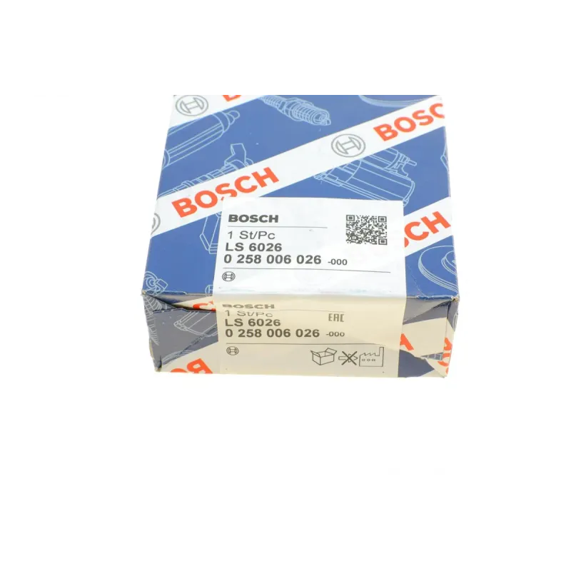 Лямбда-зонд BOSCH 0 258 006 026 для Peugeot 206/306/406/407 1.4-2.2 2000-, 4 дроти, 1260 мм