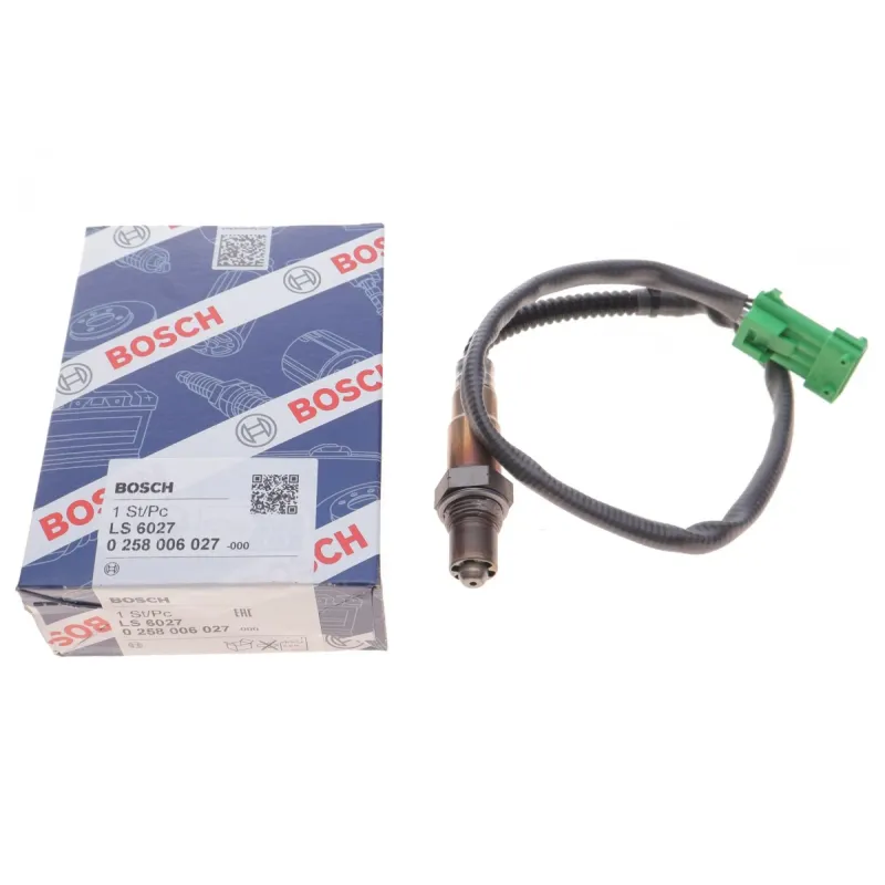 Лямбда-зонд BOSCH 0 258 006 027 для Peugeot Partner, Citroen Berlingo 1.1/1.6i 1996-2011, 4 дроти