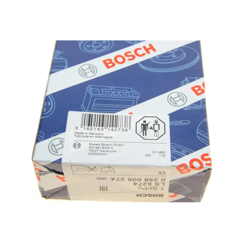 Лямбда-зонд BOSCH 0 258 006 274 для Mercedes-Benz E-Class (W210) S-Class (W220) 1996-2005, 480 мм