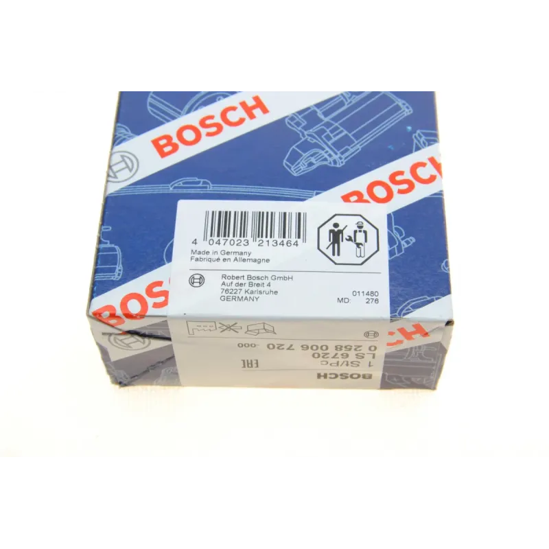 Лямбда-зонд BOSCH 0 258 006 720 для Citroen C1, Peugeot 107, Toyota Auris 1.0-2.0 2001- 303 мм