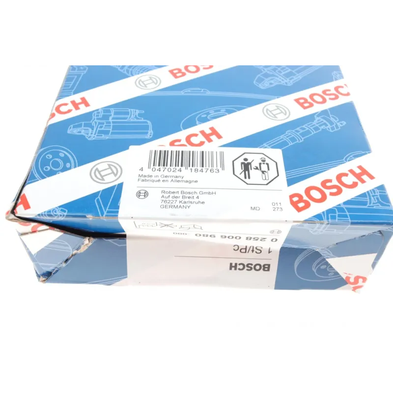 Лямбда-зонд BOSCH 0 258 006 980 для VW Bora 2.0, Passat 1.8T/2.0 (1996-2005), 4 дроти