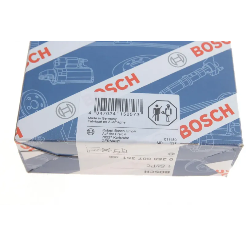 Лямбда-зонд BOSCH 0 258 007 351 для Audi A3, A4, VW Golf 1.6-1.8 1999-2005, 5 провідний