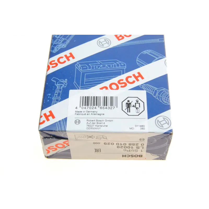 Лямбда зонд BOSCH 0 258 010 029 для Renault Megane/Fluence 1.6 16V 08-, 450 мм