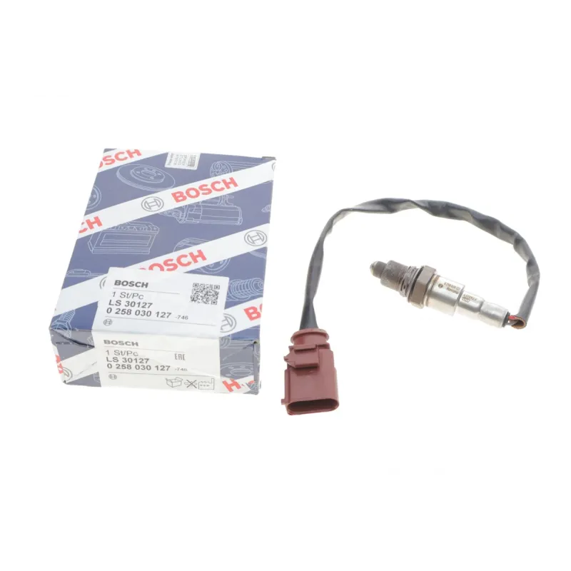 Лямбда зонд BOSCH 0 258 030 127 для VW Polo 1.2 TSI 16V 2014-2017, 4 дроти