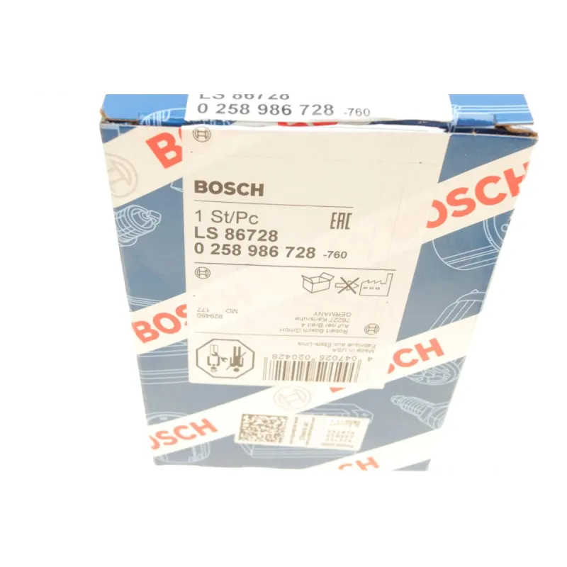 Лямбда-зонд BOSCH 0 258 986 728 для ZAZ Sens 1.3 2004-, 460 мм