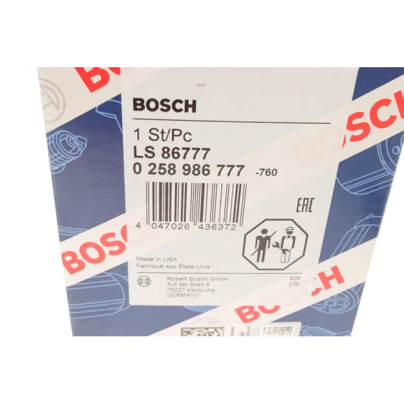 Лямбда зонд BOSCH 0 258 986 777 для Ford C-Max, Focus II 1.6-2.0 2003-2012