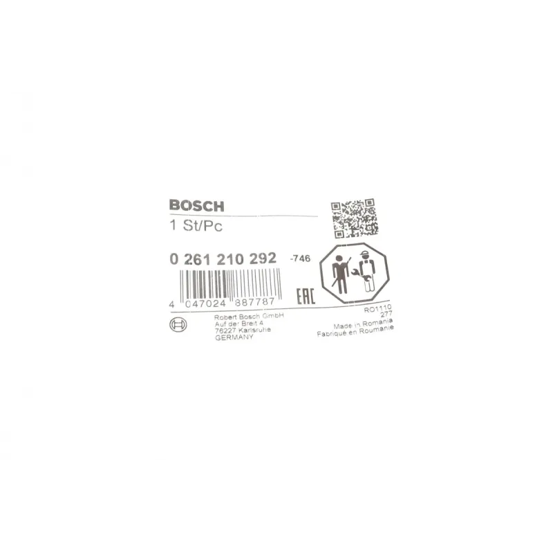 Лямбда-зонд BOSCH 0 261 210 292 для Porsche Cayenne 4.8 S/GTS/Turbo S (955) 2007-2010