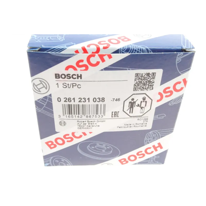 Датчик детонації BOSCH 0 261 231 038 для Volkswagen Golf II, Passat B3/B4 1983-2000