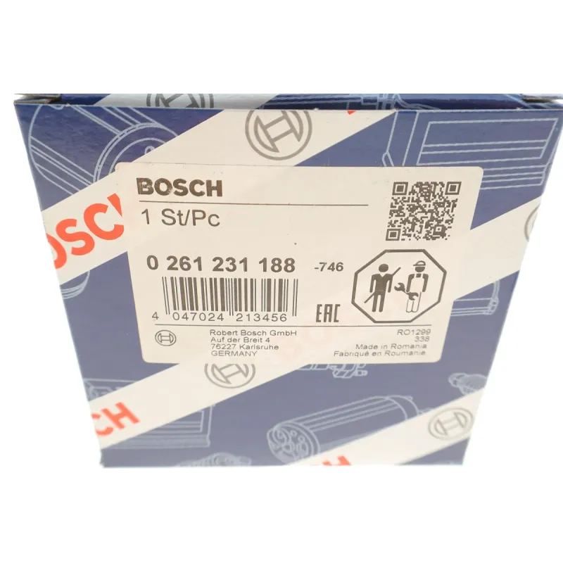 Датчик детонації BOSCH 0 261 231 188 для Mercedes-Benz Sprinter, Vito, Peugeot Partner, Citroen Berlingo 1996-
