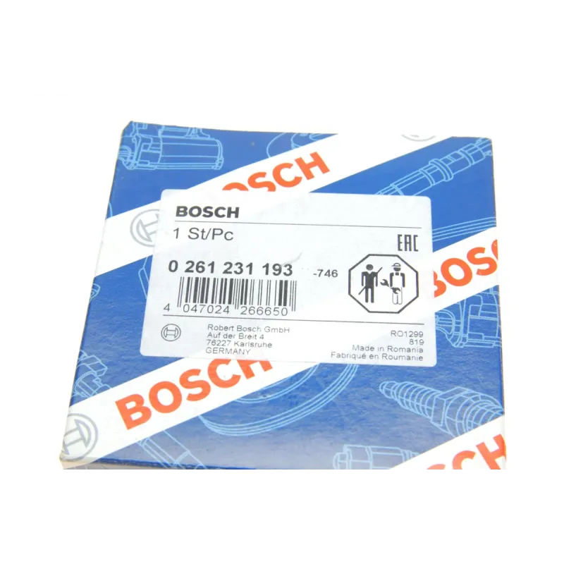 Датчик детонації BOSCH 0 261 231 193 для Citroen C1, Peugeot 107/108 1.0 VTi 2005-