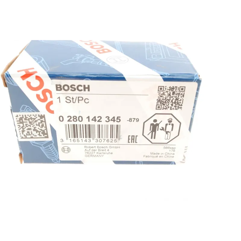 Клапан повітряний BOSCH 0 280 142 345 для VW Caddy III, Seat Ibiza, Skoda Fabia