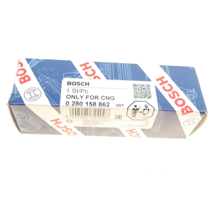 Форсунка паливна BOSCH 0 280 158 862 для VW Caddy 2.0 (2006-2015), Passat 1.4 TSI (2010-2014) CNG