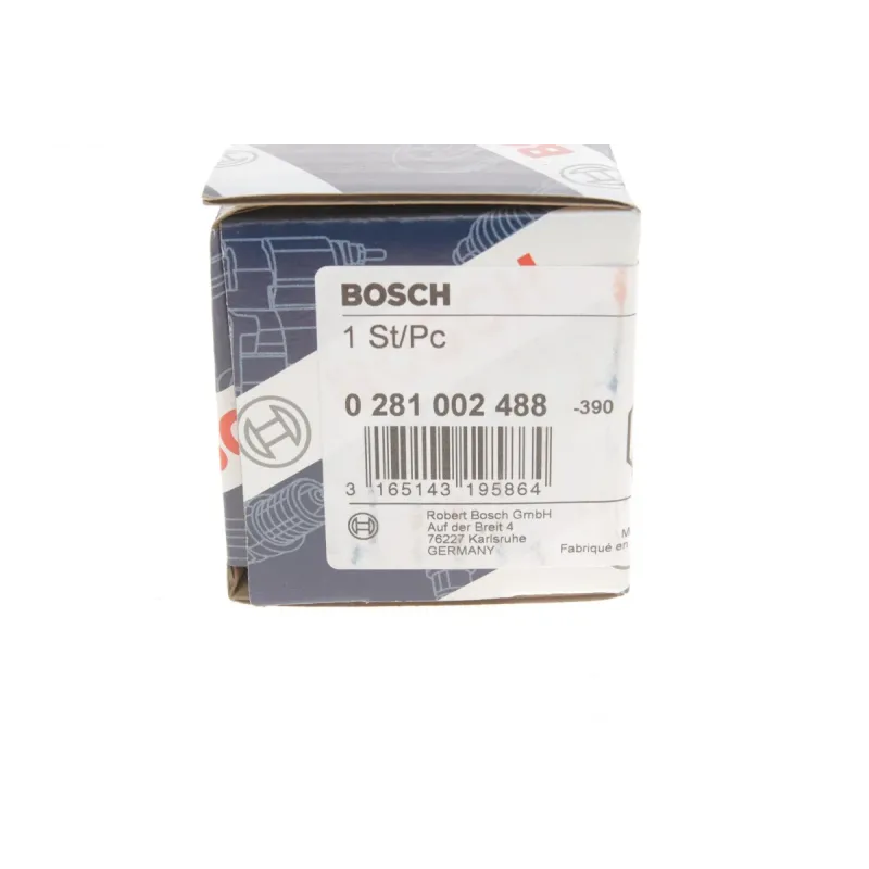 Клапан редукційний паливної рейки BOSCH 0 281 002 488 для Fiat Doblo, Alfa Romeo 147, 156
