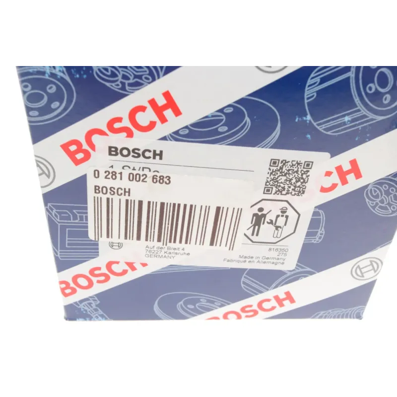 Витратомір повітря BOSCH 0 281 002 683 для Fiat Punto 1.9 / Opel Astra H 1.3 CDTI