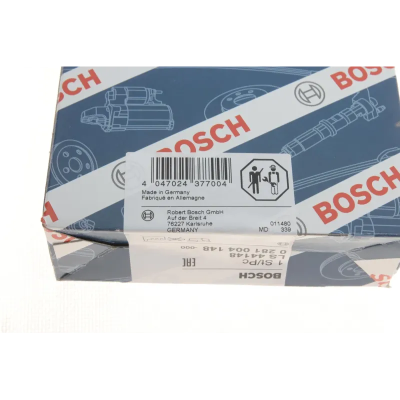 Лямбда-зонд BOSCH 0 281 004 148 для Volkswagen Caddy III/Crafter/T5 1.9/2.0/2.5 TDI, 5 провідний, 750 мм