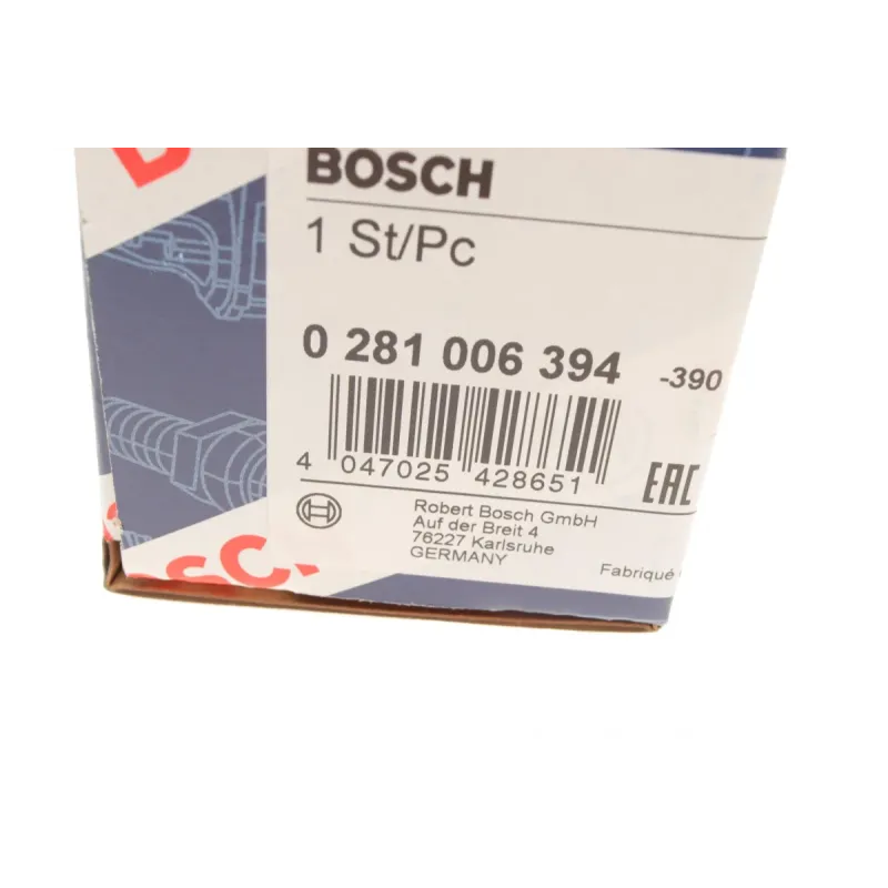 Клапан редукційний паливної рейки BOSCH 0 281 006 394 для BMW 1 (F20) 125 d, 3 (G20) 330 d