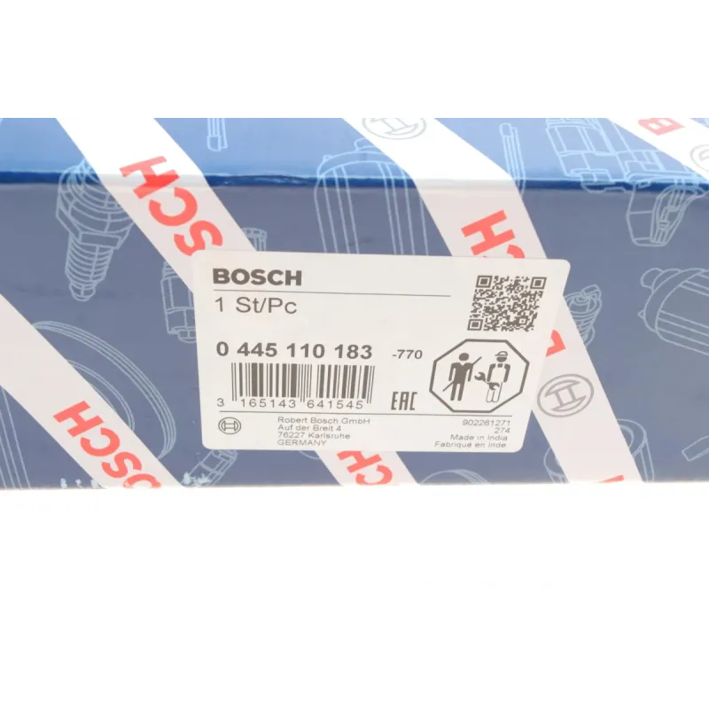 Форсунка паливна BOSCH 0 445 110 183 для Fiat Doblo 1.3 JTD, Alfa Romeo Mito, Opel Corsa D