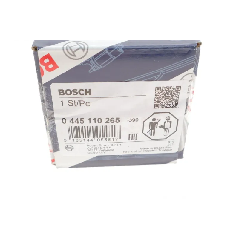 Форсунка паливна BOSCH 0 445 110 265 для Renault Master/Trafic 2.5DCI 2006-, з ущільнювальним кільцем