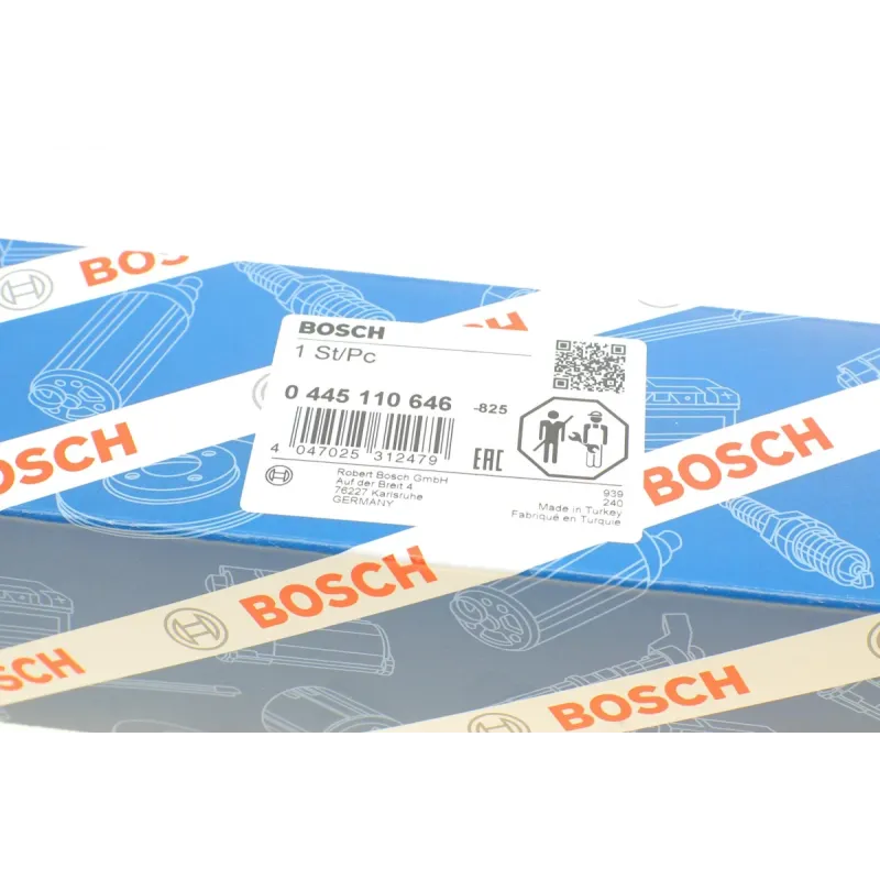 Форсунка паливна BOSCH 0 445 110 646 для Volkswagen Caddy/Crafter 2.0TDI 2010-, з ущільнювальним кільцем