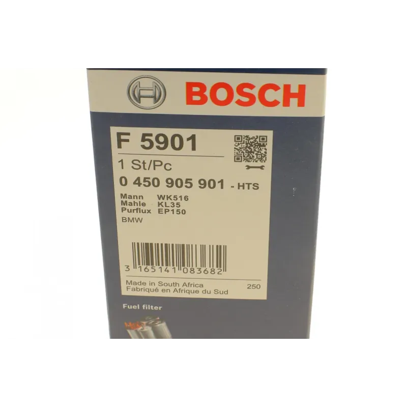 Фільтр паливний BOSCH 0 450 905 901 для BMW 730i/740i E32, 840i E31, 540i E34, 55 мм