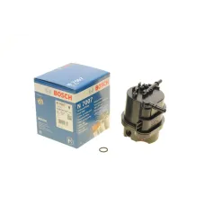 Фільтр паливний BOSCH 0 450 907 007 для Citroen Nemo 1.4HDI, Peugeot 206 1.4HDI, Ford Fiesta 1.4 TDCi, магістральний, 131.6x126.5 мм
