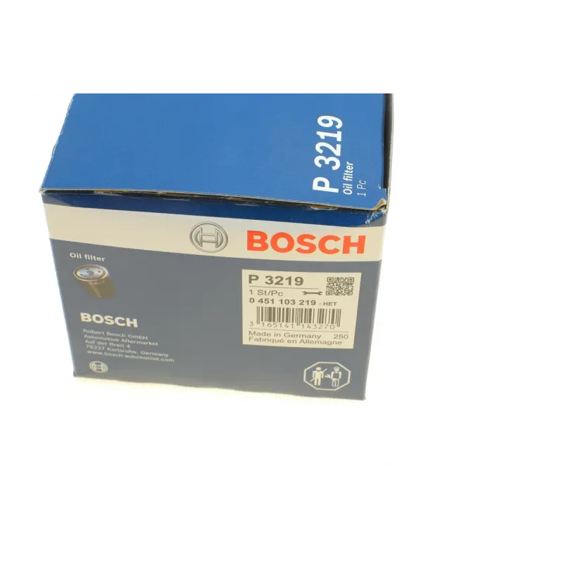 Фільтр масляний BOSCH 0 451 103 219 для Volvo S40/S70/V90 1995-2000, 93 мм