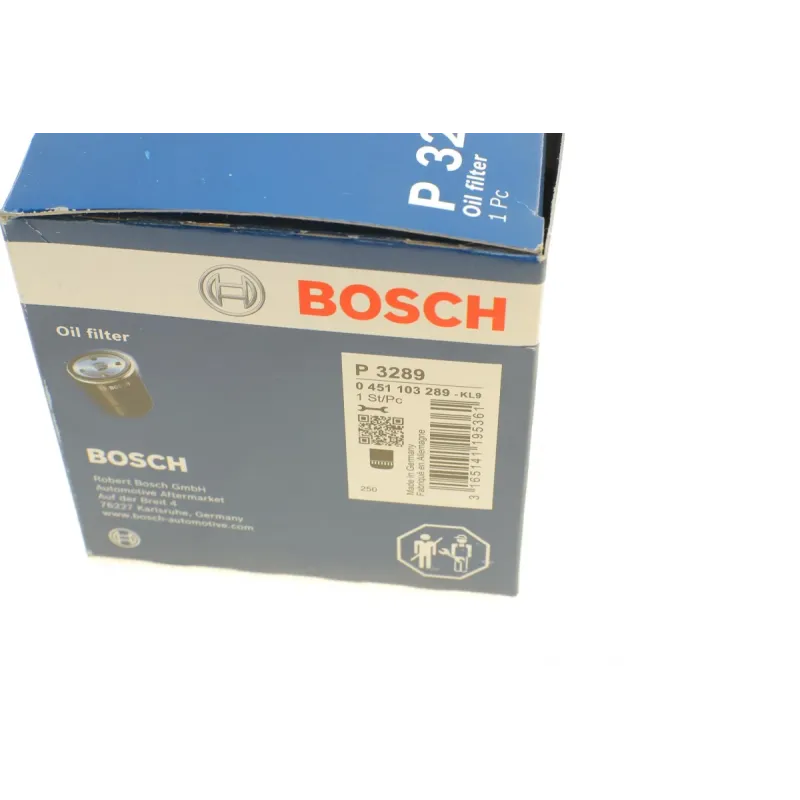 Фільтр масляний BOSCH 0 451 103 289 для VW Caddy II, Polo 1.7-1.9 D, 93x95 мм