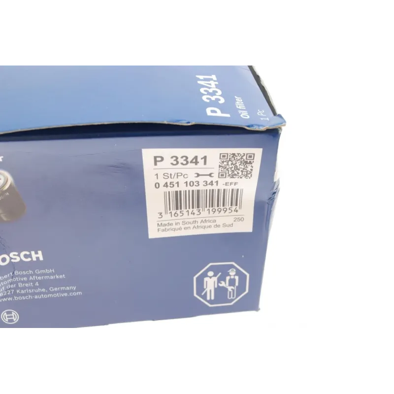Фільтр масляний BOSCH 0 451 103 341 для Land Rover Freelander 1998-2006, 93 мм