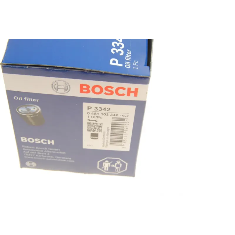 Фільтр масляний BOSCH 0 451 103 342 для Land Rover Defender/Discovery Td5 1998-2016, 76x100 мм