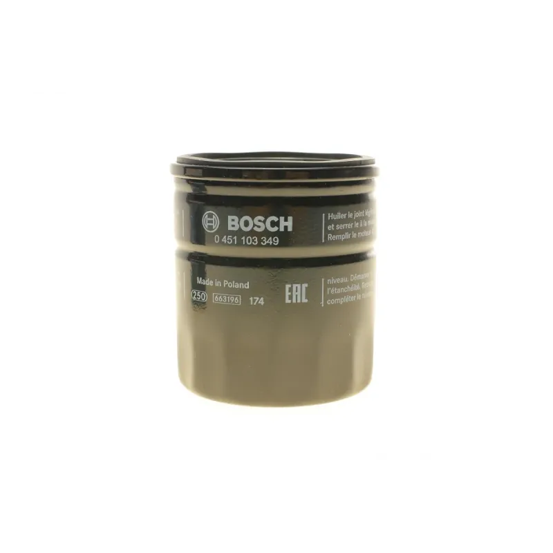 Фільтр масляний BOSCH 0 451 103 349 для Fiat Panda, Lancia Delta, Alfa Romeo 145, зовнішній діаметр 77 мм