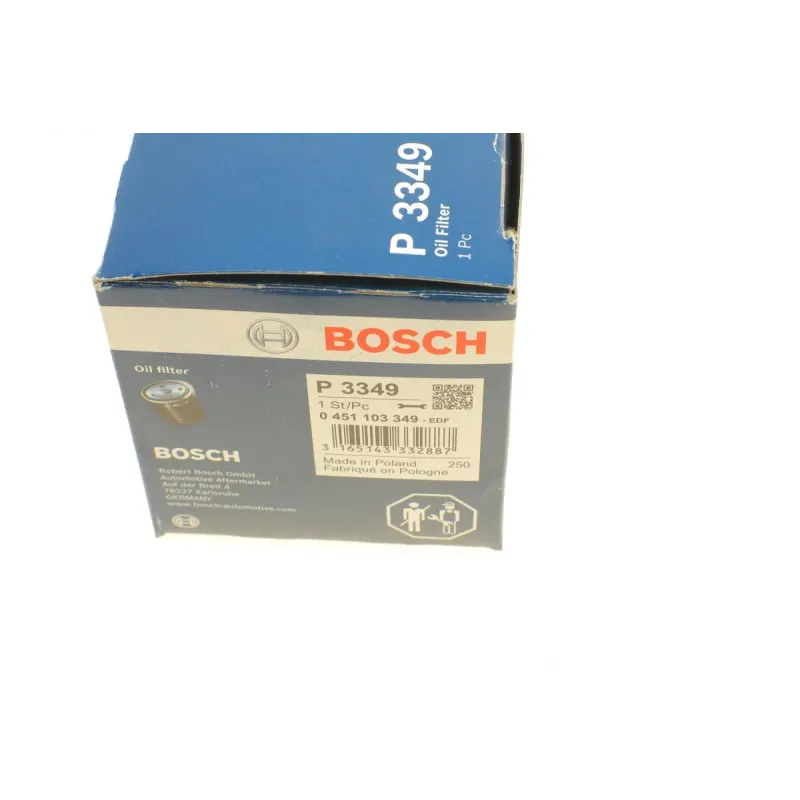 Фільтр масляний BOSCH 0 451 103 349 для Fiat Panda, Lancia Delta, Alfa Romeo 145, зовнішній діаметр 77 мм
