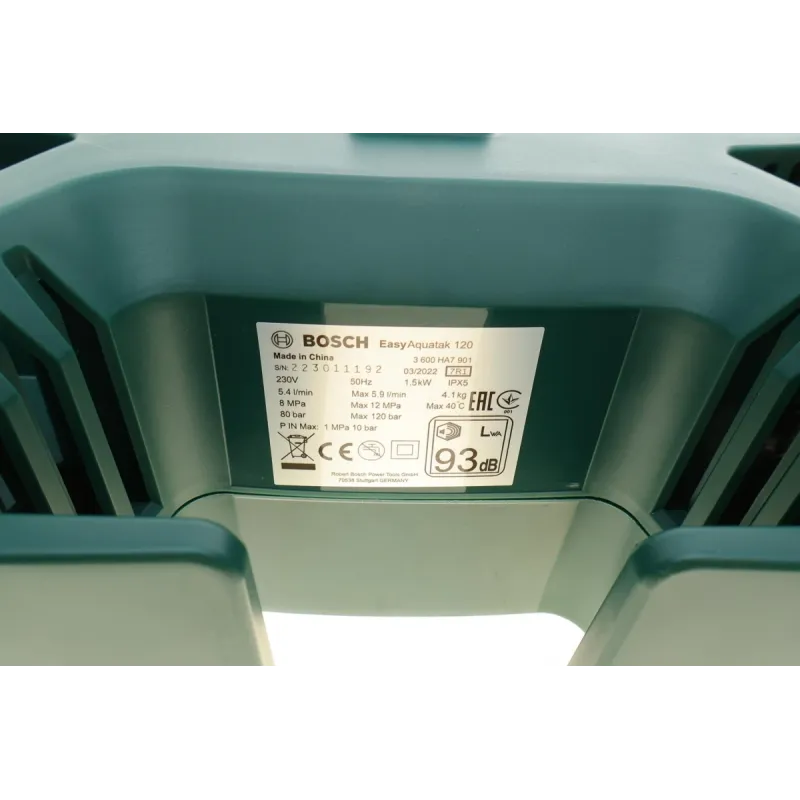 Мийка високого тиску BOSCH EasyAquatak 120 0 600 8A7 901 (120 Бар, 350 л/год, 1500W)