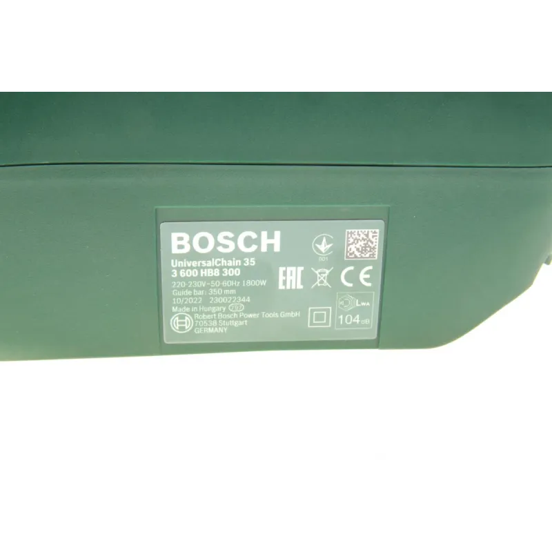 Пила ланцюгова BOSCH UniversalChain 35 (0 600 8B8 303) 1800W, ланцюг 35 см