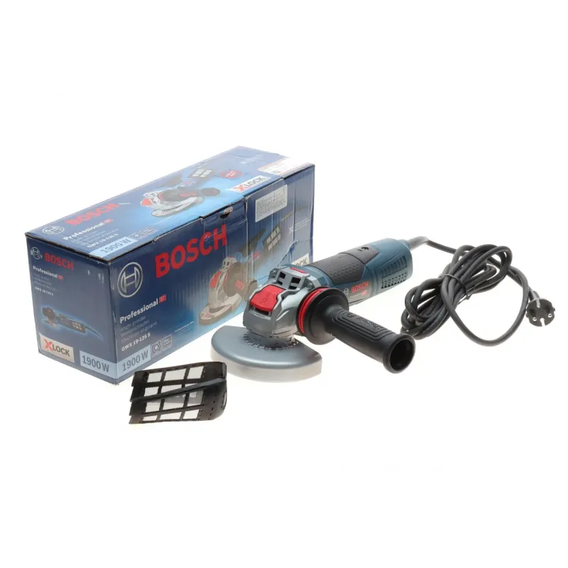 Шліфмашина кутова BOSCH GWX 19-125 S X-Lock 0 601 7C8 002 (1900 Вт, 2800-11500 об/хв, Ø125 мм)